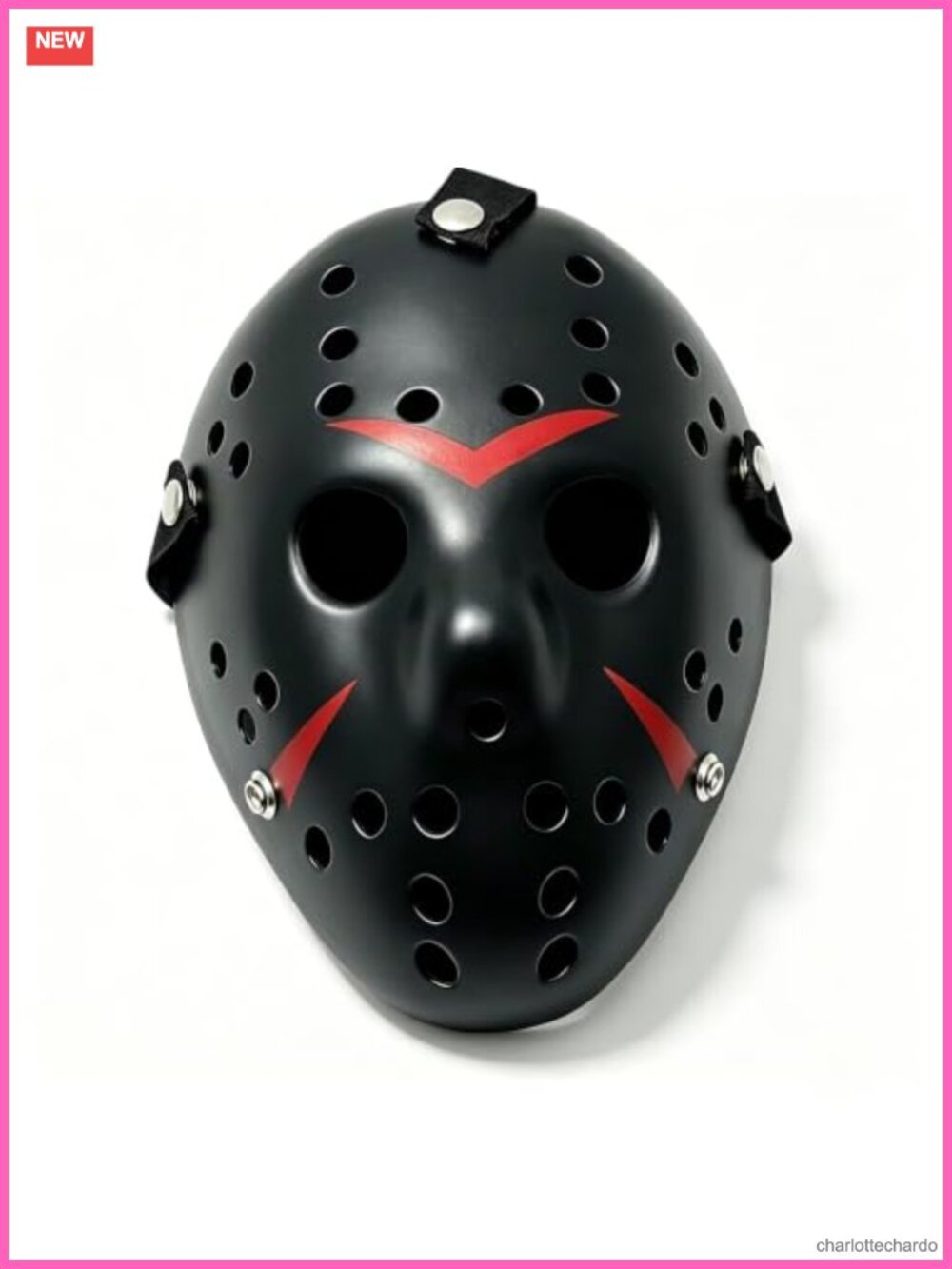 Halloween Hockey Mask PVC Cosplay Masquerade Prop One Size